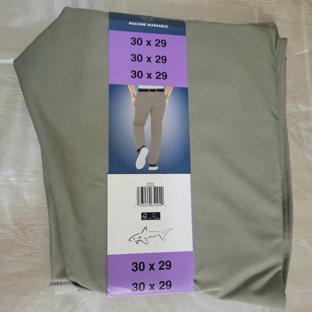 Greg Norman Mens Ultimate 5 Pocket Pant Green Stretch ML75 30x29 1845982 NEW - Picture 3 of 8